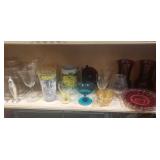 Shelf Lot Of Assorted Glassware & More (Review