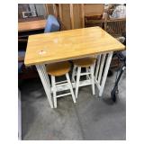 Table and 2 Stools