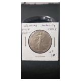 (1) 1941-S Silver Walking Liberty Half Dollar