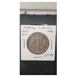 (1) 1936 Silver Walking Liberty Half Dollar Coin