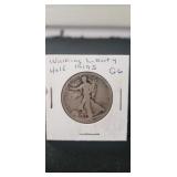 (1) 1919-S Silver Walking Liberty Half Dollar