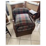 Rattan Chair w/ Cushions