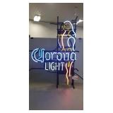 (1) Neon Beer Light "Corona Light"