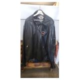 (1) Harley Davidson Leather Jacket (Size XXXL)