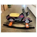 Wooden Childï¿½s Rocking Motorcycle