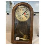 Waltham 31 Day Chime Clock With Pendulum, Weights