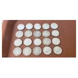 (20) Silver U.S. Dimes