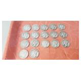 (17) Silver U.S. Mercury Dimes