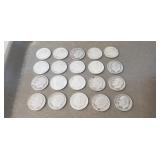 (20) Silver U.S. Dimes