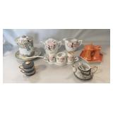 Tray Lot Of Assorted Vintage Salt/Pepper Shakers,