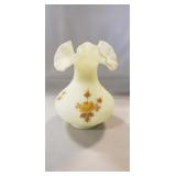 (1) Vintage Fenton Glass Vase (7" Tall)