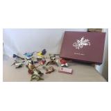 Set Of (12) Assorted Danbury Mint Bird Figurines