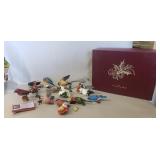 Set Of (13) Assorted Danbury Mint Bird Figurines