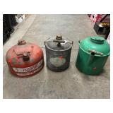 (3) Metal Fuel Cans