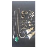 Tray Of Assorted Sterling Silver/925 Jewelry