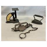 Ideal PostalScale, Sad Iron, Animal Trap