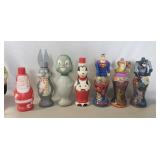 (7) Assorted Vintage Character Shampoo & Drink