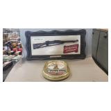 (1) Plastic Beer Advertising Sign (29"ï¿½14") & (1)