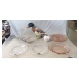 Tray Lot Of Assorted Items Including (2) Pink