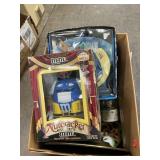 Box Lot With Handheld Jeopardy Game, M & M