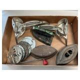 Sad Irons, Mouli Presses, Grinder Wheels