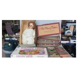 Assortment Of Vintage Toys, Games & Doll