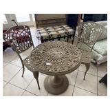 Metal Bistro Table & 2 Chairs
