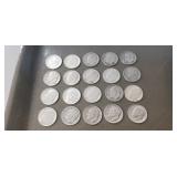 (20) Silver U.S. Dimes