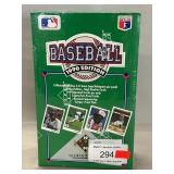 Sealed Box Of 1990 Upper Deck Baseball Cards