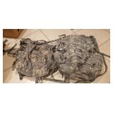 (2) Military Camouflage Field Bags