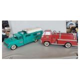 (2) Vintage Metal Toy Trucks (Buddy L & Tonka)