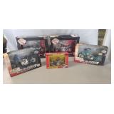 (5) Assorted Diecast Collector Motorcycles