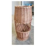 (1) Wicker Planter (26" Tall)