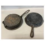 Warnick & Leibrandt Cast Iron Waffle Maker,