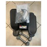 Under Desk Elliptical Machine, (5) Lb. Dumbells