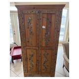 Painted Wood Wardrobe