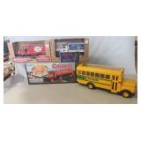 (3) Diecast Collector Toy Truck Banks & (1)