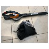 Worx Cordless Blower With Attachments
