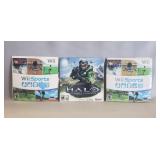 (1) Halo Combat Evolved Game & (2) WiiSports
