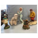 Vintage Chalkware/Plaster Figures, Contemporary