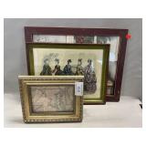 Framed Maryland Map, Wall Art