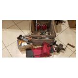 (1) Wooden Crate (18"ï¿½14"ï¿½12") w/ Assorted Tools