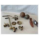 Cannonballs, Camp Utensil Set, Brass Fittings