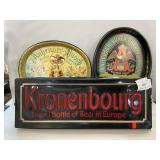 Kronenbourg Lighted Beer Sign, Anheuser-Busch