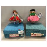Pair Of Madame Alexander Dolls