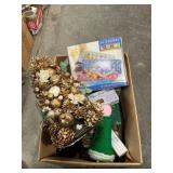 Box Lot With Christmas Decor, Inflateable