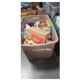 Box Lot Of Assorted AVON Collector Bottles & Gift