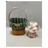 (2) Longaberger Baskets, Boydï¿½s Bear