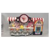 (1) Vintage Coca-Cola Ice Cream Parlor Wall Clock