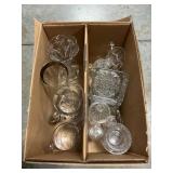 Box Lot With Assorted Glassware